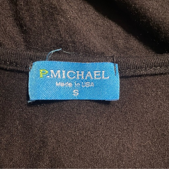 P Michael Black Georgia Bulldogs Graphic Aztec Print Beaded Top - Picture 4 of 5